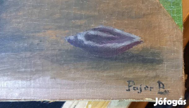 Pajor B. Virágcsendélet festmény