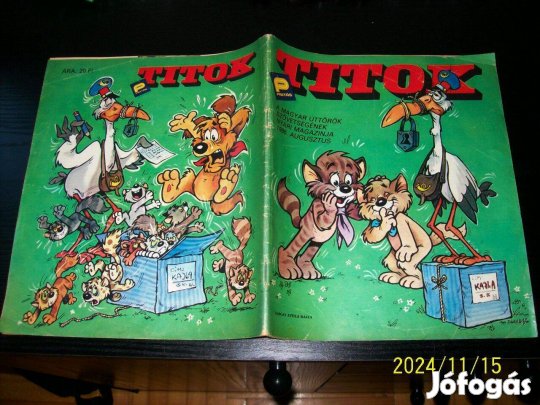 Pajtás Titok-A Magyar Úttörők Szövetségének Nyári Magazinja 1986. aug