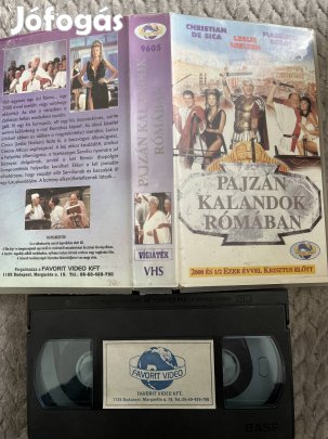 Pajzán kalandok Rómában vhs kistok vigjáték