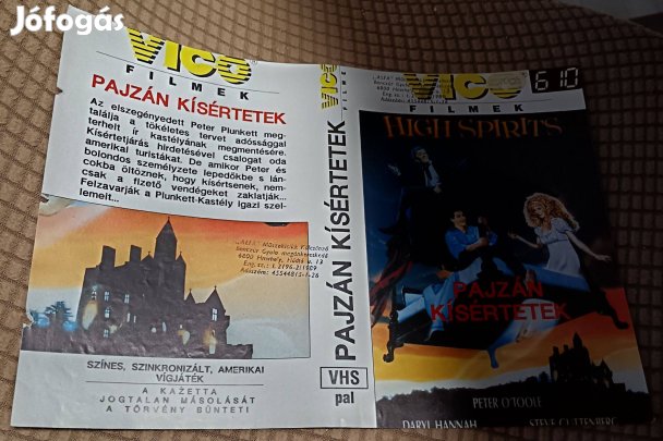 Pajzán kísértetek - vígjáték vico vhs