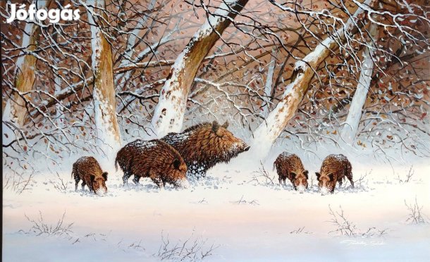 Pakotai Sándor festmény 50x80 cm