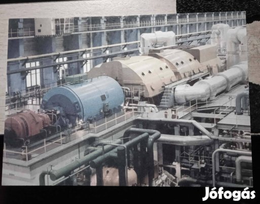 Paksi Atomerőmű Rt. képeslap , turbó gépcsoport