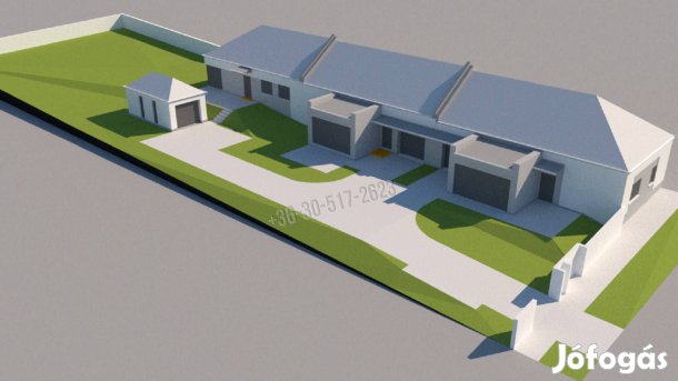 Pakson, két szobás, kertkapcsolatos új építésű lakás garázzsal 1037_gz