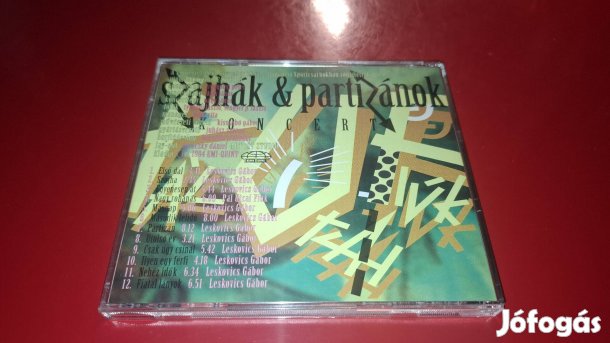 Pál Utcai Fiúk Szajhák & Partizánok Cd