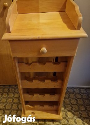 Palack tartó szekrény.