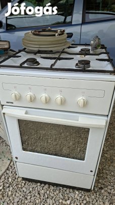 Palackos gáztűzhely 4 lángos reduktorral,csővel!