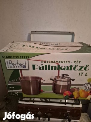 Pálinkafőző 17l rozsdamentes