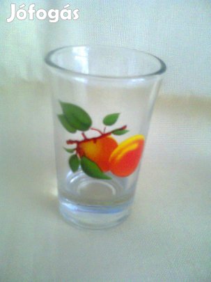 Pálinkás pohár, - édes kis barackos