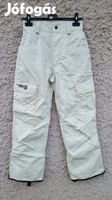 Palmer időjárásálló csontszínű unisex orkán sport sí snowboard nadrág