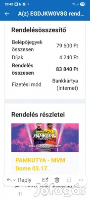 Pamkutya jegy marc 17. allo 2db