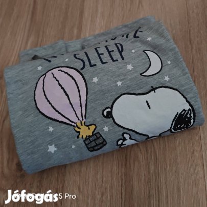 Pamut Snopys női pizsi felső