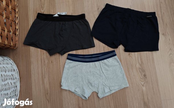 Pamut férfi alsó szett 3 db pamut S-M
