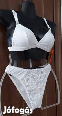 Pamut garnitúra# 70B/S méretben fehér/fekete 2 db