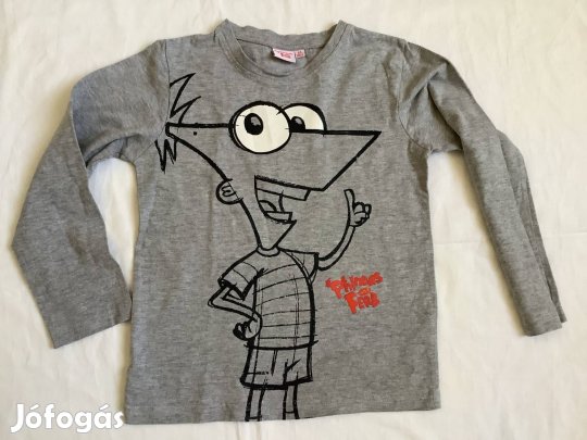 Pamut hosszú ujjú póló 116 - os