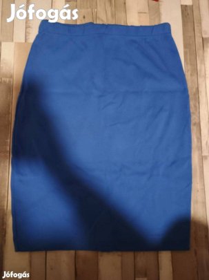 Pamut kék ceruzaszoknya