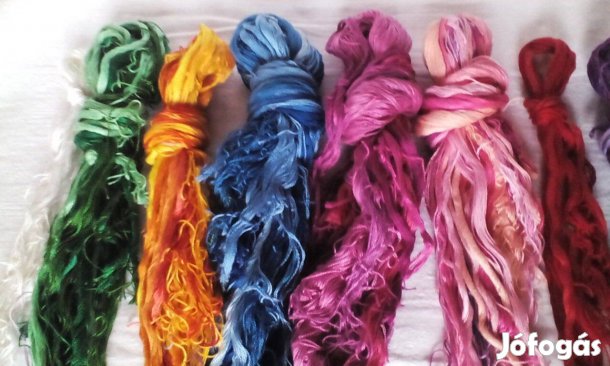 Pamut kézi hímzőfonalak , újak