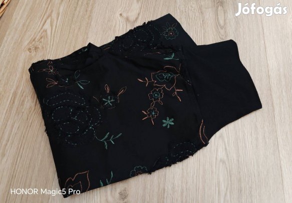 Pamut különleges női virágos hímzett nadrág