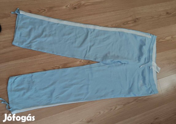 Pamut női pasztellkék melegítő nadrág L-XL