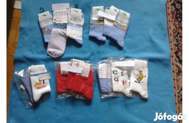 Pamut tavaszi gyerek zokni (27-33 méretig)