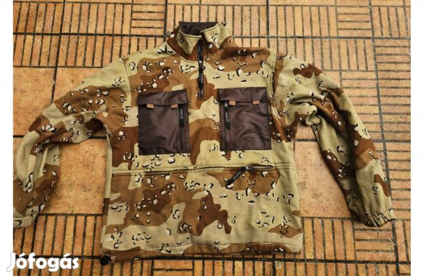 Pamut terepmintás katonai pulóver vadász pulóver L