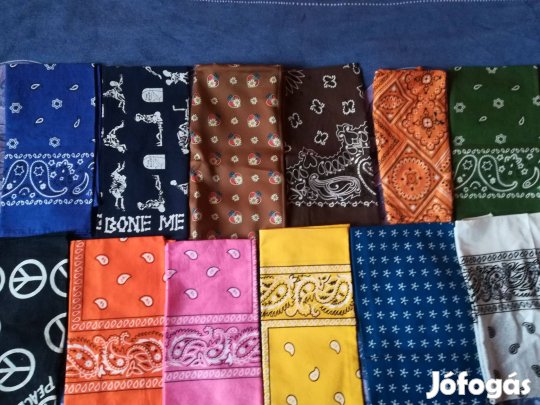 Pamut,vászon kendők,többféle színben újak,olcsón!/73