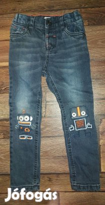 Pamuttal bélelt robotos farmernadrág