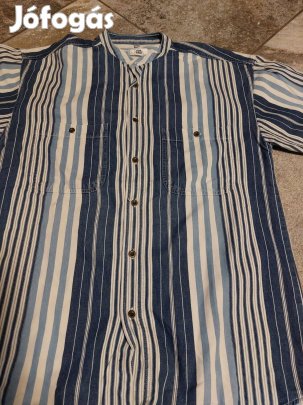 Pamutvászon farmeros ing