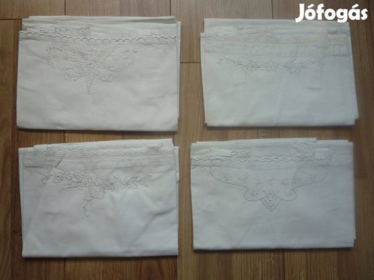 Pamutvászon népi alsóruha, antik kombiné, hálóruha