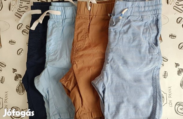 Pamutvászon rövidnadrágok 128