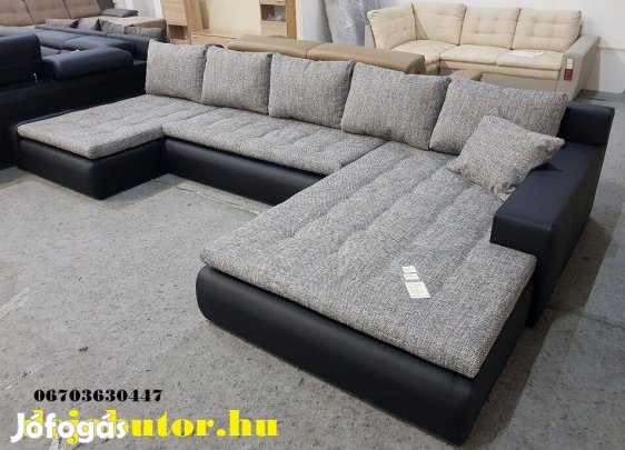 Panama sarok kanapé bútor ülőgarnitúra 165x389x215 cm ualak grey