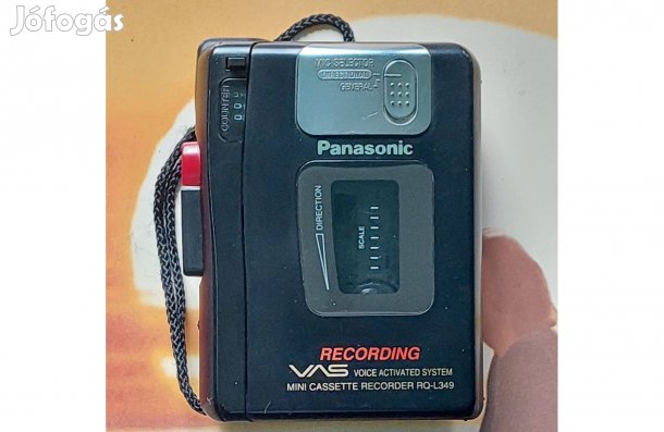 Panasonc RQ-L349 Diktafon Walkman Kazettás MAGNÓ Sebesség Szabályzás