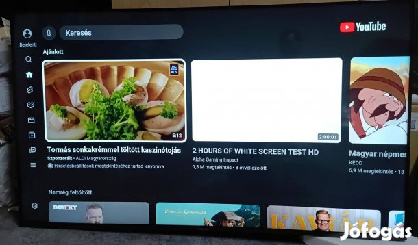 Panasonic 65 colos Google tv