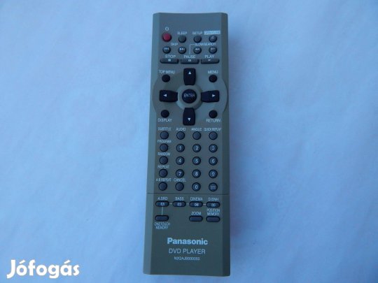 Panasonic DVD lejátszó N2Qajb000050 tipusú Távirányítója Eredeti
