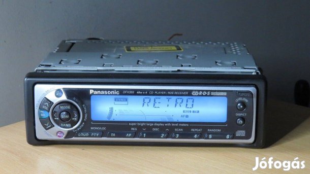 Panasonic Dfx-355 retro cd rádió fejegység