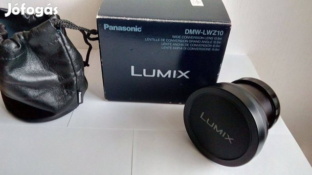 Panasonic Dmw-Lwz10 nagylátó szögű előtétlencse, újkori állapotában