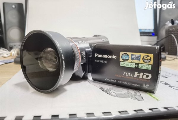 Panasonic HDC-HS700 nagyfelbontású videokamera, Siófokon eladó