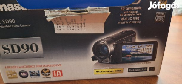 Panasonic HDC-SD90 videokamera
