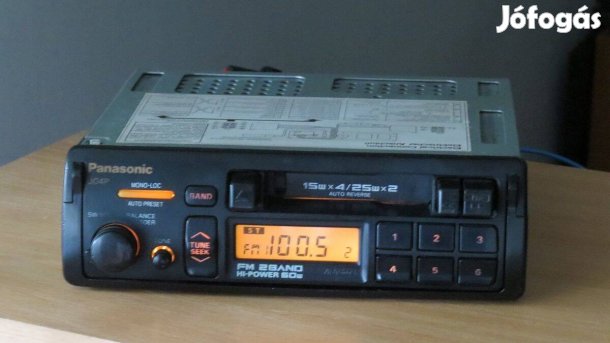 Panasonic J04P retro radio autórádió magnó