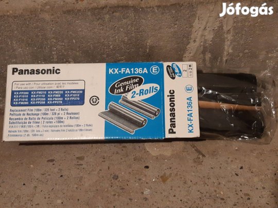 Panasonic Kx-Fa136A faxfólia filmtekercs 2db eredeti