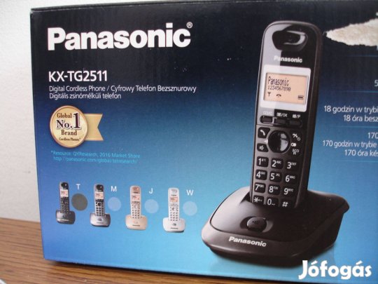 Panasonic Kx-TG2511 vezeték nélküli hordozható telefon DECT asztali vo