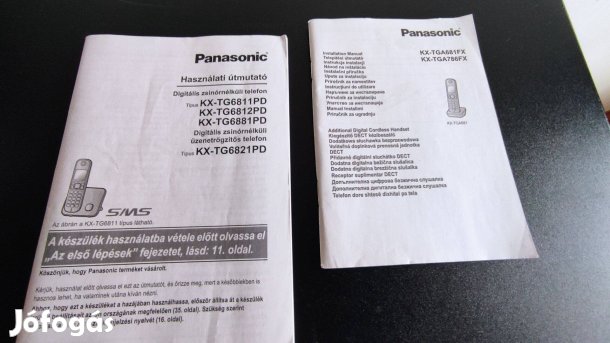 Panasonic Kx-TG6811PD digitális zsinór nélküli telefon ( üzenetrögzítő