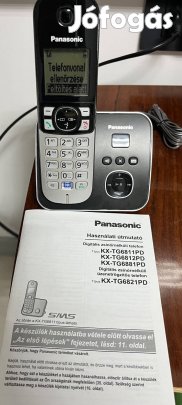 Panasonic Kx-TG6821PDB üzenetrögzítős hordozható telefon