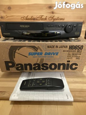Panasonic NV-HD650 hifi sztereó S-VHS playback videó felvevő