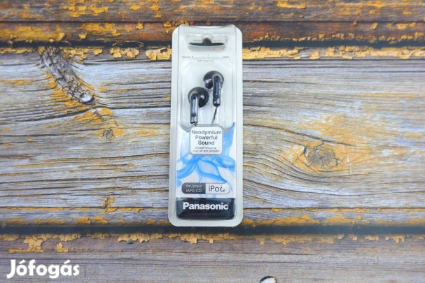 Panasonic RP-HV104 fülhallgató fekete Új!!