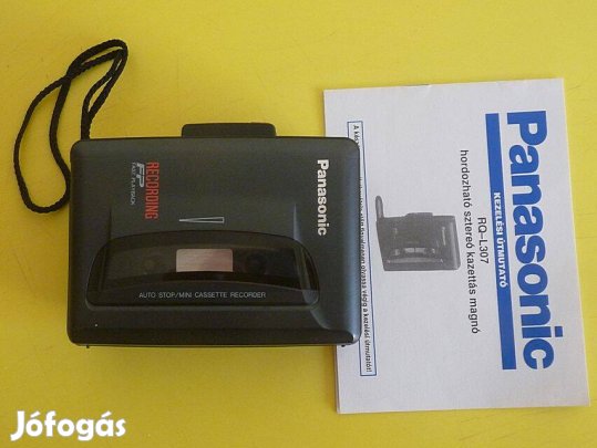 Panasonic RQ-L307 hordozható kazettás magnó (diktafon)