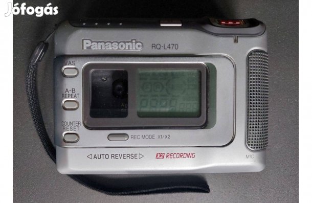 Panasonic RQ-L470 Sztereó Felvétel Diktafon Walkman Kazettás MAGNÓ