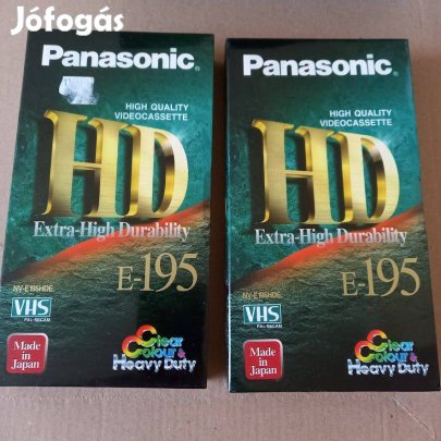 Panasonic VHS kazetták - újak