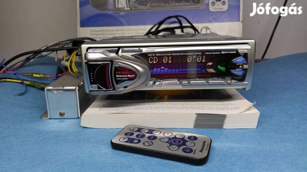 Panasonic cq-drx900n autó rádió cd lejátszó csúcsmodell mosfet 4 x 60