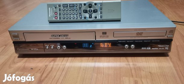 Panasonic hifi sztereó videó videómagnó DVD combo távval