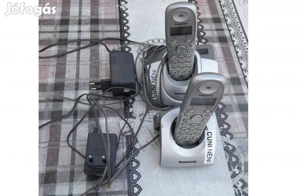 Panasonic hordozható 2 fejegységes hálozati telefon /nem gsm/
